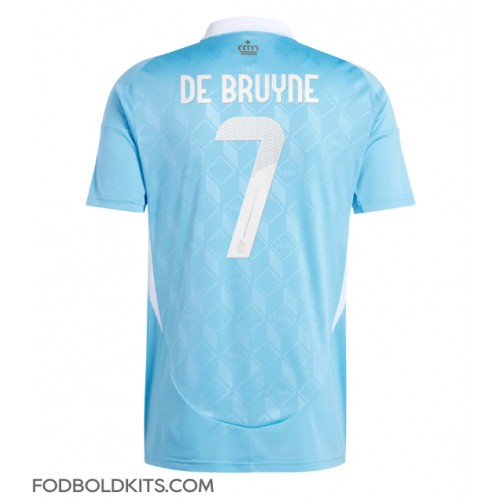 Belgien Kevin De Bruyne #7 Udebanetrøje EM 2024 Kortærmet